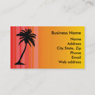 Palm Tree Business Card