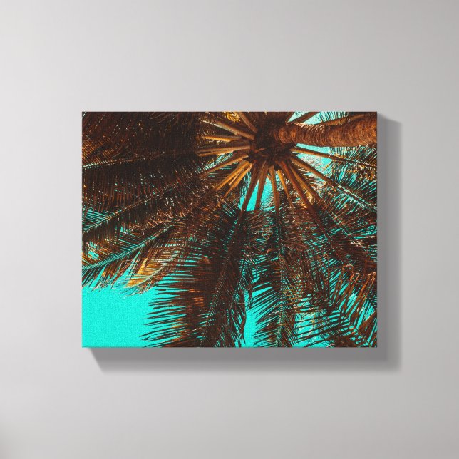 Palm Tree Canvas Print (Front)