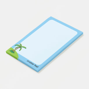 Palm Tree Cartoon Post-it Notes