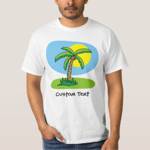 Palm Tree Cartoon T-Shirt