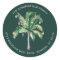 Palm Tree Coastal Christmas Return Address