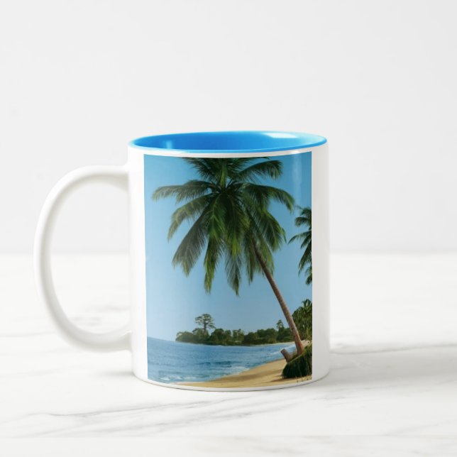 Palm Tree Coffee Mug (Left)