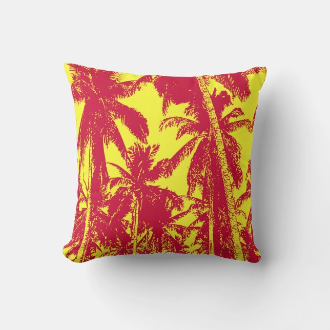 Palm Tree Design Cushion (Front)
