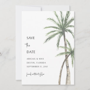 Palm Tree Destination Save the Date
