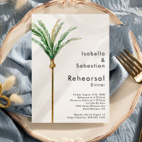 Palm Tree Destination Simple Wedding Rehearsal