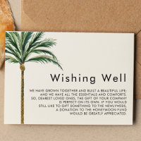 Palm Tree Destination Wedding Wishing Well