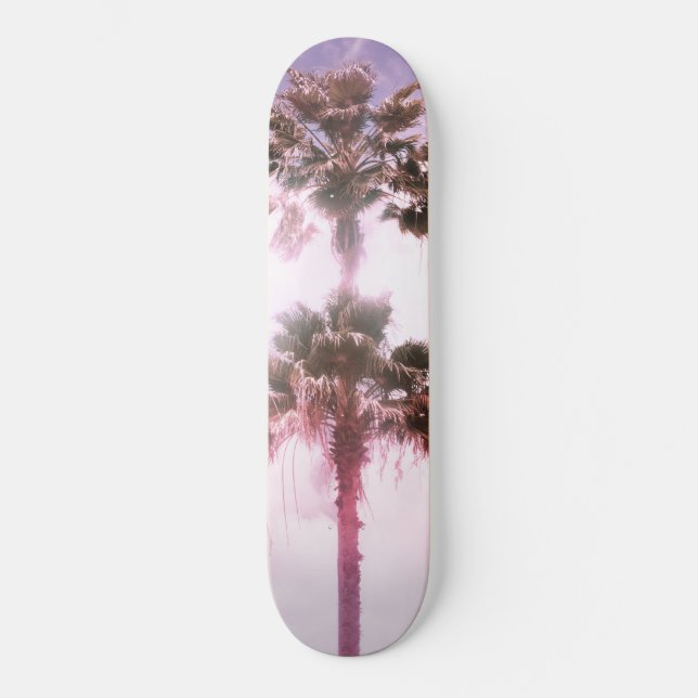 Palm Tree Duo #1 #wall #art Skateboard (Front)