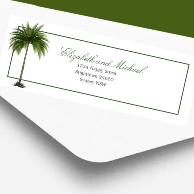 Palm Tree Elegant Modern Chic Wedding (Creator Uploaded)