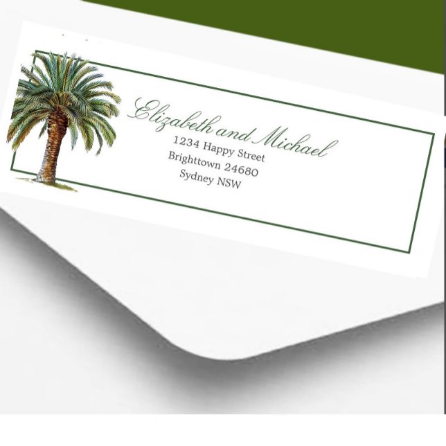 Palm Tree Elegant Modern Chic Wedding (Creator Uploaded)