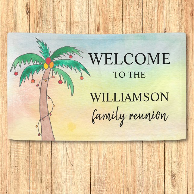 Palm Tree Family Reunion  Banner (Creator Uploaded)