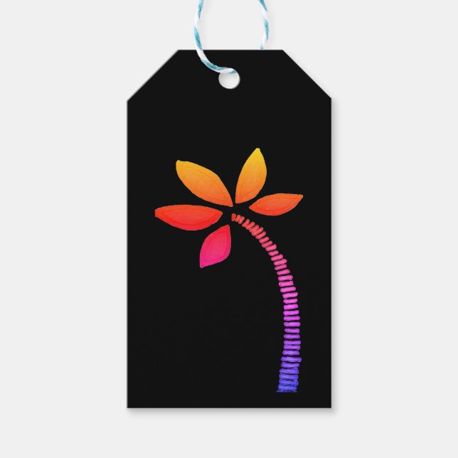 Palm tree gift tags (Front)