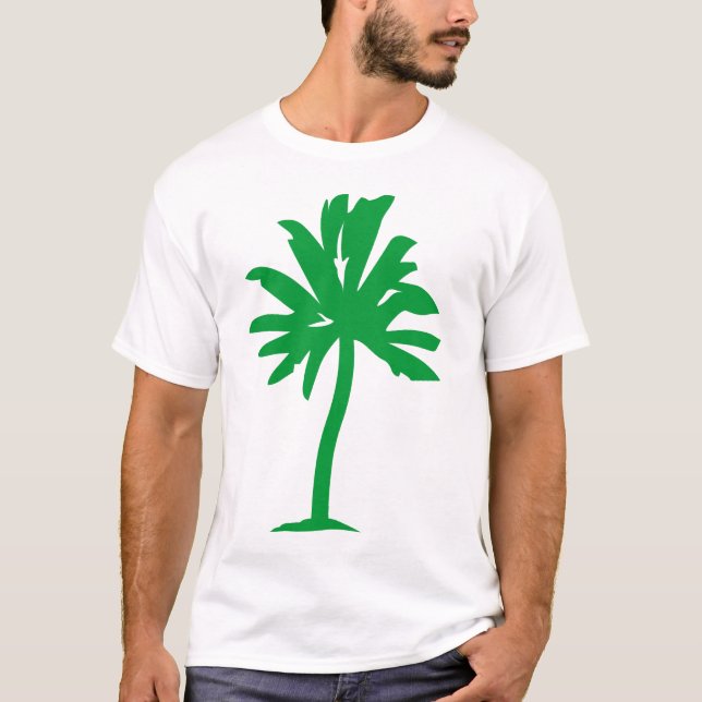 Palm Tree - Green T-Shirt (Front)