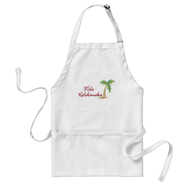 Palm Tree hawaiian christmas 2 Standard Apron (Front)