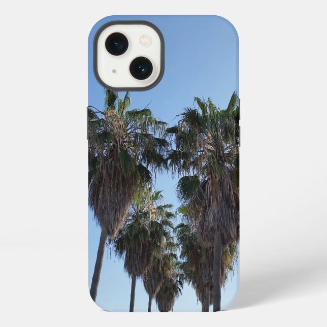 Palm Tree Heart iPhone Case (Back)