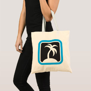 Palm Tree Icon Tote Bag