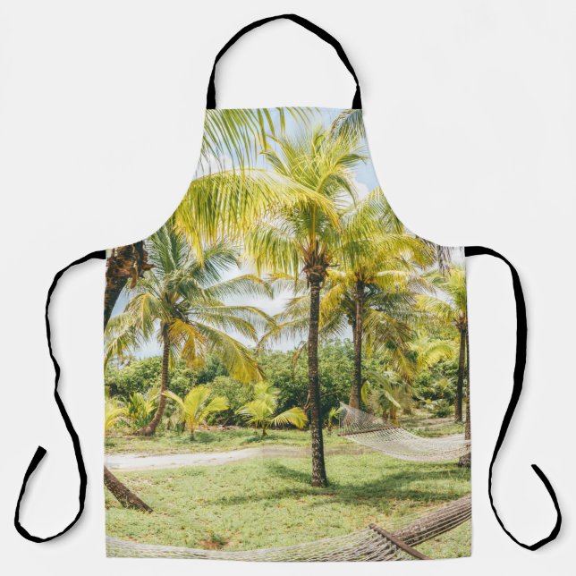 Palm tree in the morning apron (Front)