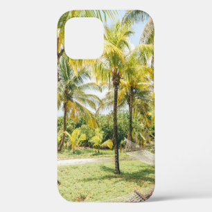 Palm tree in the morning iPhone 12 case