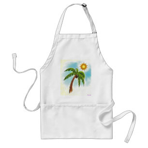 Palm Tree In The Sun Standard Apron