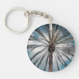 Palm tree keychain
