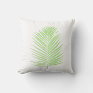 Palm tree leaf cushion