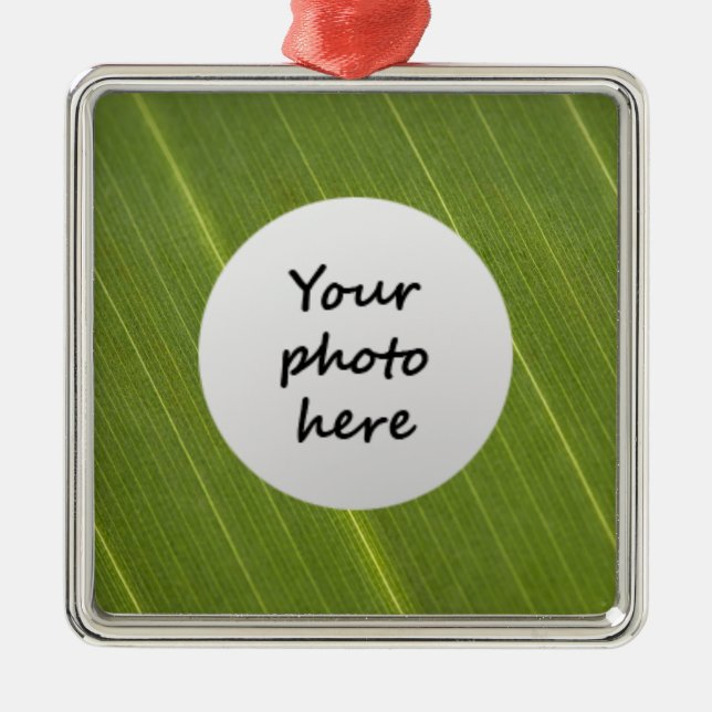 Palm Tree Leaf Ornament (Front)