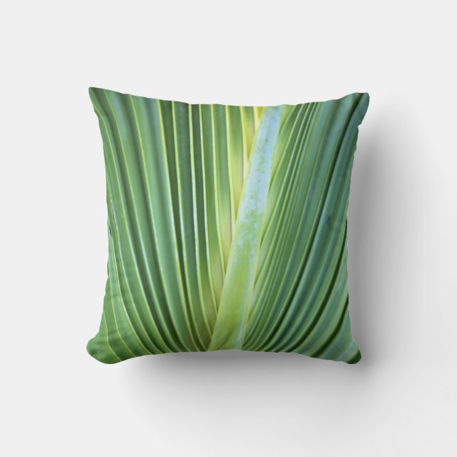 Palm Tree Leaf Pillow (Front)