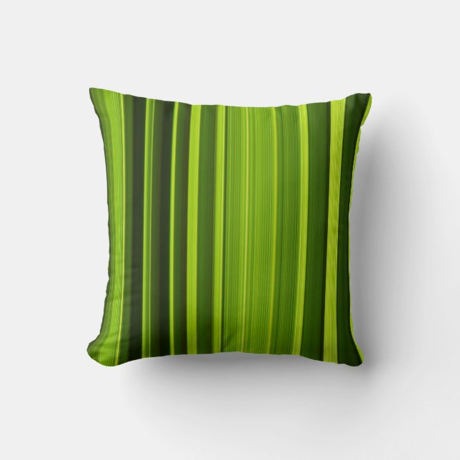 Palm Tree Leaf Texture Cushion (Front)