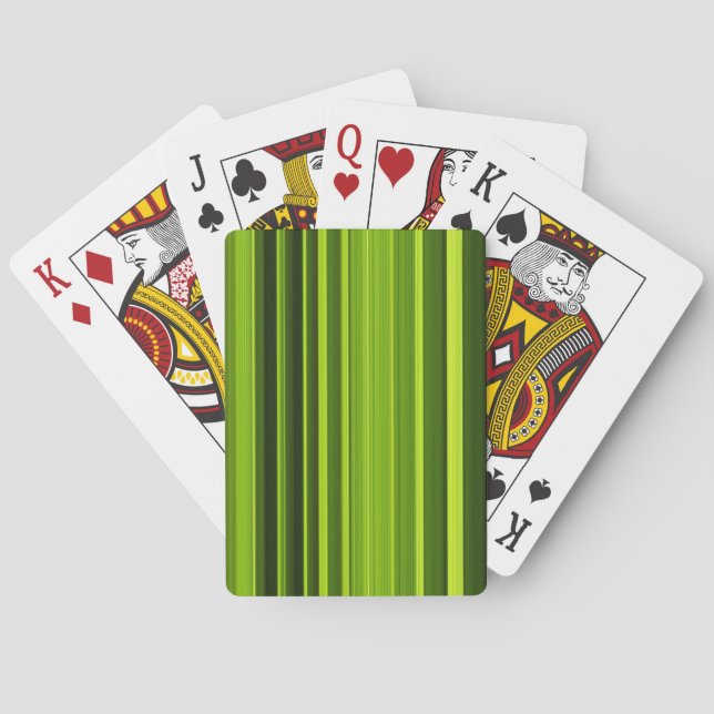 Palm Tree Leaf Texture Playing Cards (Back)