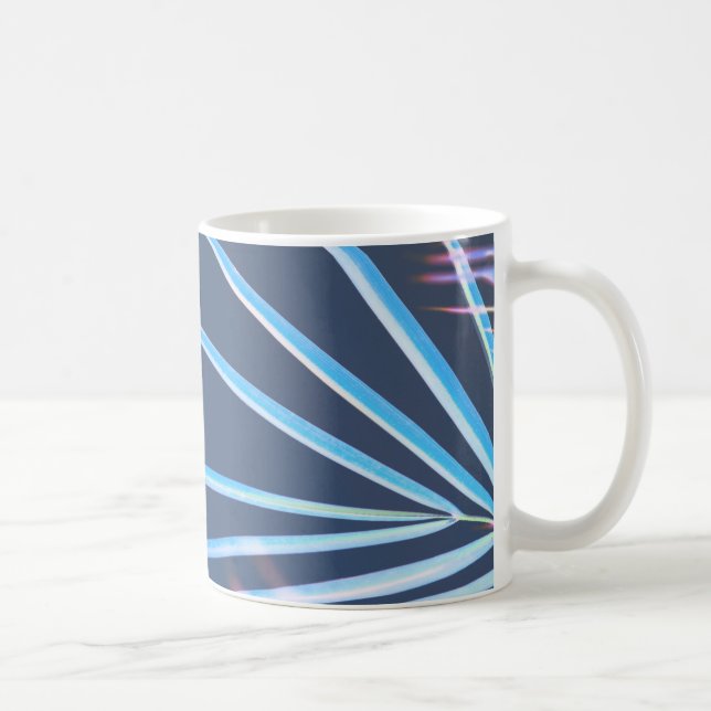 Palm Tree Leaves Minimalism Sketch Coffee Mug (Right)