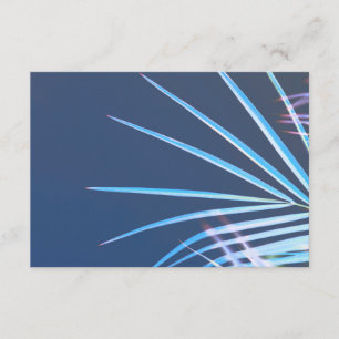 Palm Tree Leaves Sketch Minimalism Enclosure Card