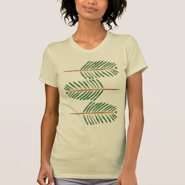 Palm tree leaves T-Shirt (Front)
