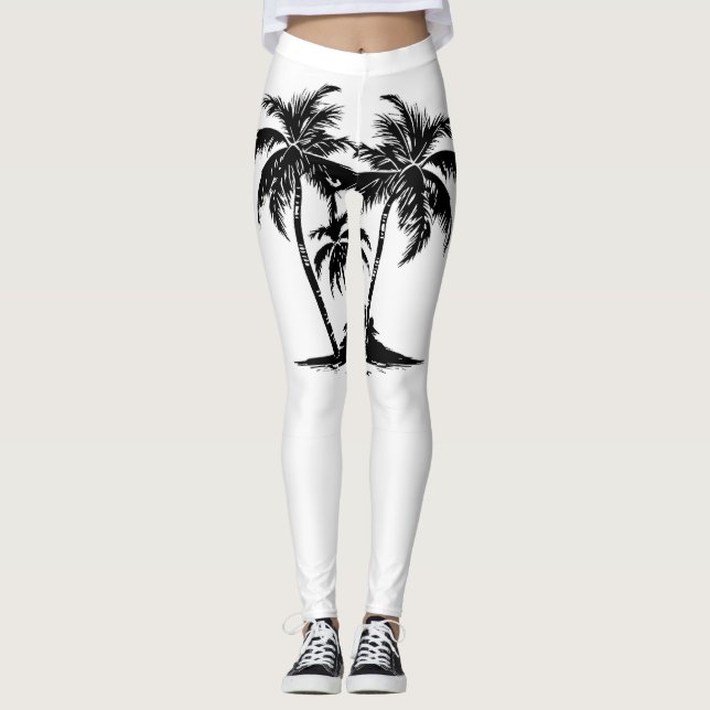 Palm Tree Leggings (Front)