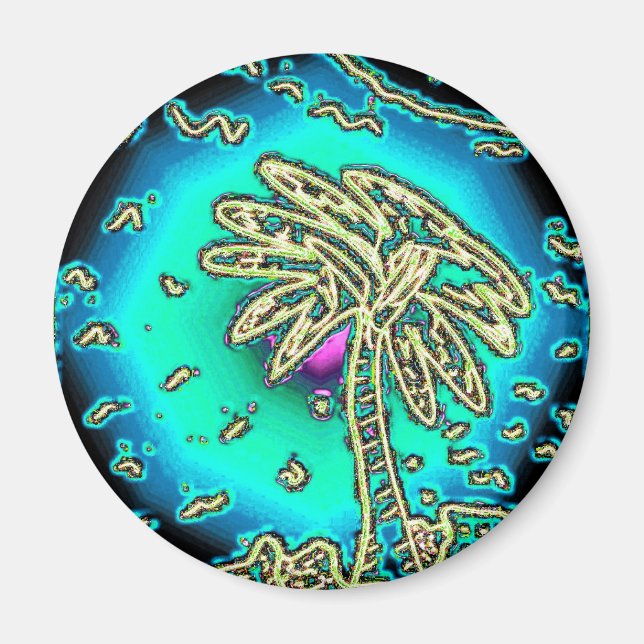 PALM TREE Magnet (Front)