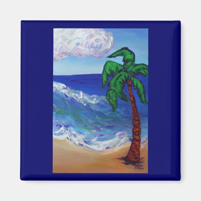 Palm Tree Magnet (Front)