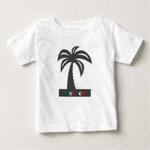 Palm Tree (Mexico Vacation) - Baby Fine Jersey T-S Baby T-Shirt