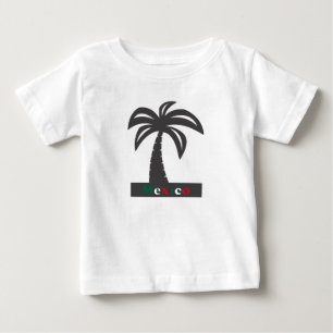 Palm Tree (Mexico Vacation) - Baby Fine Jersey T-S T-Shirt