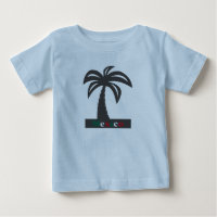 Palm Tree (Mexico Vacation) - Baby Fine Jersey T-S