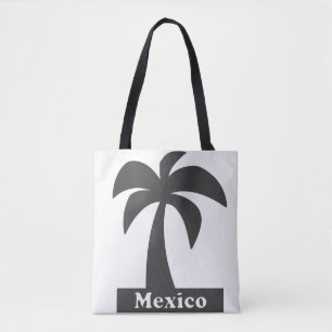 Palm Tree (Mexico Vacation) - Custom All-Over-Prin Tote Bag