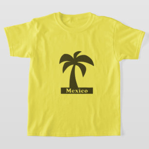 Palm Tree (Mexico Vacation) - Kids' Basic T-Shirt