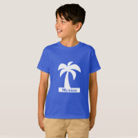Palm Tree (Mexico Vacation) - Kids' Basic T-Shirt