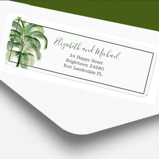 Palm Tree Modern Elegant Green (Creator Uploaded)