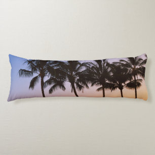 Palm tree, morning body cushion