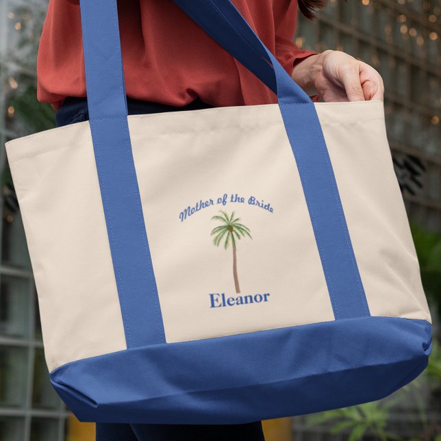 Palm Tree Mother of the Bride Tote Bag (Creator Uploaded)