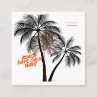 Palm Tree Motivation Art – Fully Customisable