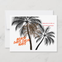 Palm Tree Motivation Art – Fully Customisable