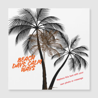 Palm Tree Motivation Art – Fully Customizable