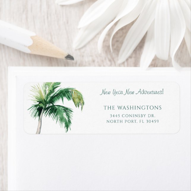 Palm Tree Moving Coastal Return Address (Insitu)