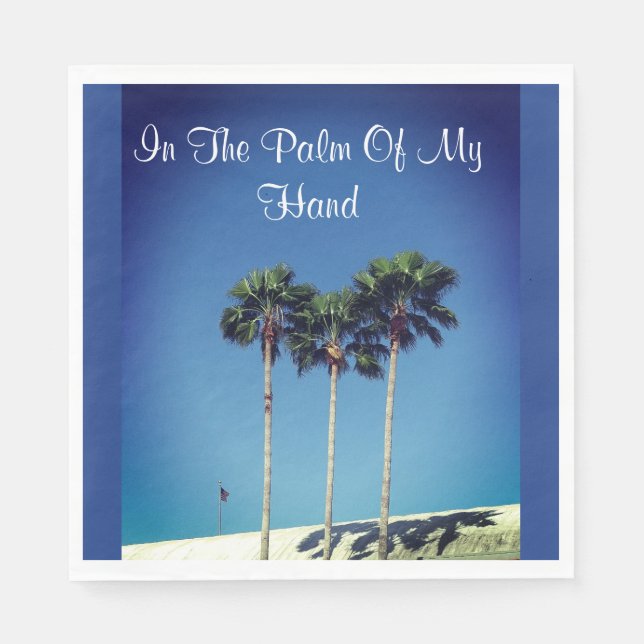 Palm Tree Napkin (Front)