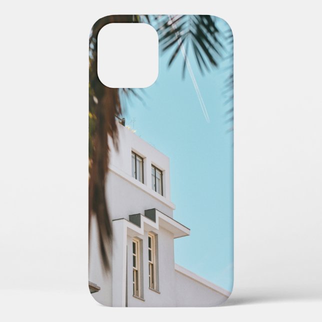 Palm tree near white concrete building Case-Mate iPhone case (Back)