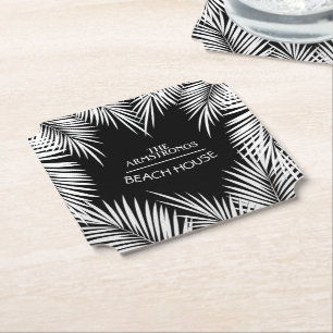Palm Tree Paper Coaster